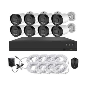 Sistema di telecamere CCTV commerciale 8 canali 4K 8MP POE AI telecamera di sicurezza per interni esterni Set per la casa - Product Image 1