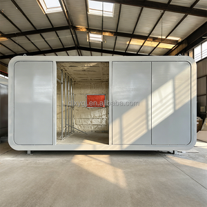 บ้านพักสำเร็จรูปทรงแคปซูลอวกาศสีแดง รุ่นเรดแอปเปิ้ล คาบิน บ้านพักตากอากาศหรูหรา บ้านโมดูลาร์ บูติกโฮม บ้านเคลื่อนที่ กลัมปิ้งพอด บ้านหลังเล็ก - Product Image 5