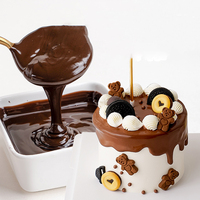 Sauce au chocolat et aux noisettes pour la décoration de gâteaux, garniture pour crème glacée, ingrédients de pâtisserie, baril commercial de 3 kg COCOSEGA