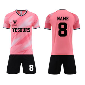 Setelan sepak bola anak dewasa, baju sepak bola lengan pendek, seragam sepak bola dan laki-laki dan perempuan - Product Image 4