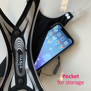 Adjustable LED Vest for Night Running & Cycling Rechargeable USB Reflective Safety Clothing with Porket - Product Image 2