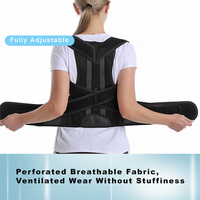 Correcteur de posture professionnel personnalisé en acier renforcé pour le haut du dos, fixation dorsale, redresseur d'épaules