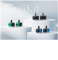 Manette GuliKit TMR avec capuchon de joystick pour manette PS4 PS5/PS5 Edge, pour Switch Pro, Xbox Series, accessoires de jeu, réparation