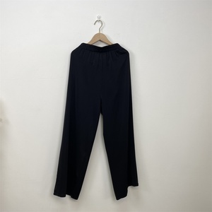 6809+1434#B Abaya Manufacturer ChaomengFashion Solid Color Slit Sides Modesty Closed Abaya Matching Pocket Pant Two Pieces <b>Set</b> - Product Image 5