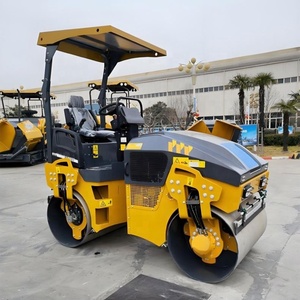 China Best Price New XMR303 3ton <b>Mini</b> Road <b>Roller</b> Compactor for Sale - Product Image 1