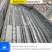Mesin Pemisah Balistik Limbah Kota WANGAO Efisiensi Tinggi dengan Layar Pantul, Kontrol PLC, 98%-99%