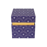Caja Rígida de Papel Dorada de Lujo Personalizable al por Mayor, Impermeable, con Tapa Abatible y Forro de Esponja, para Set de Regalo de Velas Aromáticas