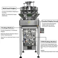 Automatische multihead weger vffs verpakkingsmachine droog fruit en gemengde noten vulmachine