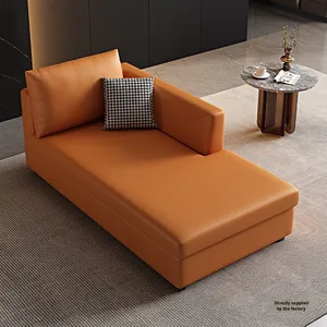 Divano Reclinabile Modulare in Tessuto Minimalista Moderno con Chaise Longue per Piccoli Appartamenti, Camera da Letto e Soggiorno - Eleganza e Bellezza - Product Image 1