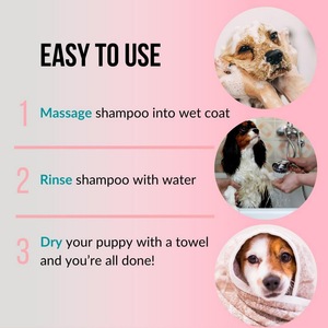 Shampoo pour chiots sans larmes, naturel, marque privée, <span class=keywords><strong>anti</strong></span>-démangeaisons, pour peaux sensibles, à l'huile de coco et à l'avoine, pour chiots - Product Image 3
