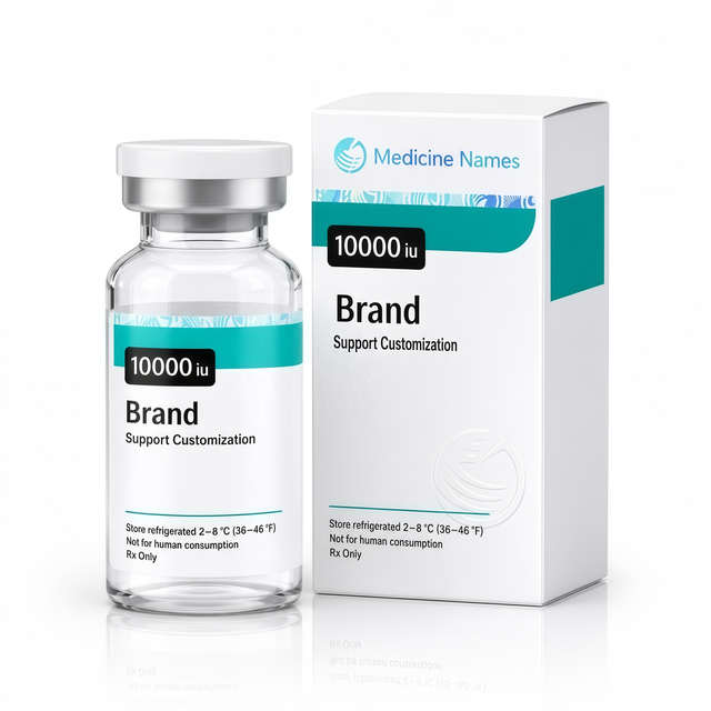 Custom Medicine Vial Paper Box With Holographic Printing and Plastic Tray Insert for 3ml/10ml Label Various Vial Packaging Box