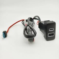 12V/24V QC3.0 USB chargeur de voiture prise de charge rapide prise adaptateur de Charge de téléphone pour Toyota Hilux Lexus IS250 FJ Cruiser Prado
