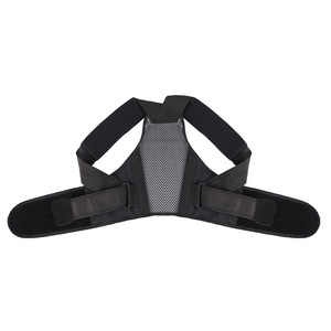 Ceinture correctrice de posture élastique à double ajustement, soutien dorsal et des épaules, respirante, avec bande en plastique rigide pour le fitness et le remodelage corporel - Product Image 3