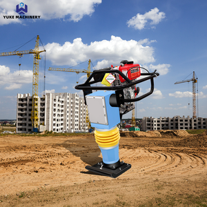 Mesin pemadat Diesel elektrik Motor Tammer bergetar bensin Mini harga bagus - Product Image 3