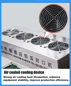 स्वत: निरंतर प्लास्टिक की बोतल गर्मी सील विद्युत चुम्बकीय प्रेरण एल्यूमीनियम पन्नी सील मशीनों - Product Image 6