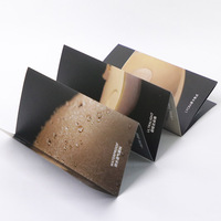 Vente en gros de dépliants en papier de format personnalisé Brochure en papier dépliant publicitaire en papier imprimé dépliants cosmétiques maquillage soins de la peau entreprise