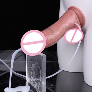 SXXY Large Silicone Ejaculation Realistic <b>Dildo</b> With Sucker Thick Squirting Penis Skin Touch Anal Sex Toy for Women Masturbate - Product Image 2