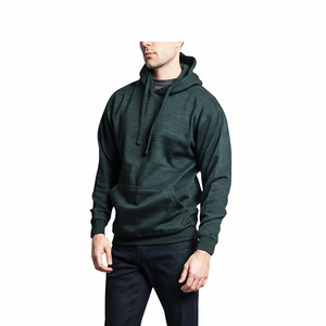 Sudaderas con capucha de lana de carbón Sudadera de peso pesado Premium para hombre Venta directa de fábrica Sudaderas con capucha con logotipo estampado joven y ajustado - Product Image 1