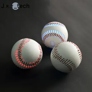 ECO LED 야구 공 상한 새로운 빛을내는 차가운 야구 소프트볼 주문 가죽 직업적인 표준 야구