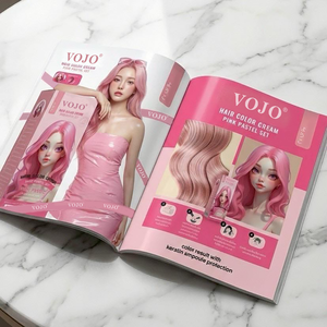 <span class=keywords><strong>VOJO</strong></span>, Venta al por Mayor, Éxito de Ventas en el Sudeste Asiático, Crema de Coloración Capilar Herbal, 100ml*2, Múltiples Tonos de Moda, Color Duradero para Salón - Product Image 6