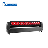 Fullcolor 12*8W RGBW 4in1 LED faisceau de rideau barre mobile lumière DMX512 avec effet de chasse pour DJ Concert événement spectacle éclairage de scène