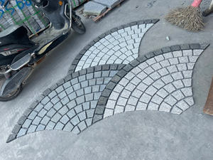 Azulejo <span class=keywords><strong>de</strong></span> pavimentación <span class=keywords><strong>de</strong></span> escamas <span class=keywords><strong>de</strong></span> pescado clásico caliente, adoquín <span class=keywords><strong>de</strong></span> malla <span class=keywords><strong>de</strong></span> jardín, azulejo <span class=keywords><strong>de</strong></span> granito Natural, piedra <span class=keywords><strong>de</strong></span> paisajismo, azulejo <span class=keywords><strong>de</strong></span> suelo en forma <span class=keywords><strong>de</strong></span> <span class=keywords><strong>abanico</strong></span> - Product Image 5