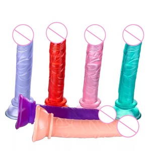 Vente en gros, vente chaude, 9 couleurs, <span class=keywords><strong>gode</strong></span> <span class=keywords><strong>transparent</strong></span> coloré, petit <span class=keywords><strong>gode</strong></span> suceur, mini <span class=keywords><strong>gode</strong></span> pour jouets sexuels féminins - Product Image 3