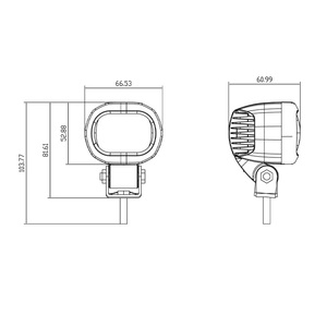 Spare Parts Safety <b>Lights</b> Good Line Beam <b>Red</b> Zone Safety <b>Light</b> XRL1081L <b>Led</b> <b>Lights</b> XRL1081L - Product Image 6