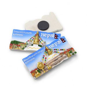 Minimalist Custom Logo Design Building French Magnets Tourist Souvenir <b>Fridge</b> Magnet - Product Image 3