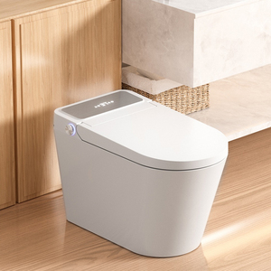 Inodoro Multifuncional Grande con Asiento en U, Montado en el Suelo, con Control Remoto, Sin Límite de Presión de Agua, Aromaterapia, Desodorización Automática - Product Image 4