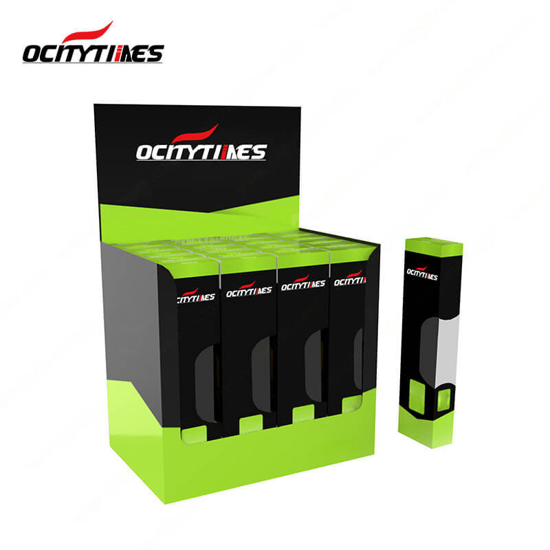Ocitytimes Custom Brand Childproof 1ml Cbd vape pen cartridge Packaging for cbd oil cartridge