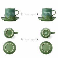 MSH Cadeau de la Saint-Valentin Tasse à café en céramique artisanale Wabi-sabi, Verre à café individuel en porcelaine fait main, Unité individuelle pour rituel