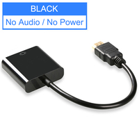 Convertidor HDTV a VGA Full HD 1080P, Conector Chapado en Oro, Señal Estable para Laptop, PC, Proyector, Pantalla, Suministro OEM al por Mayor