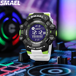 นาฬิกาดิจิตอลเต็มรูปแบบ8050 smael สายพียูกันน้ำ50เมตรมีหลายสีให้เลือก - Product Image 1