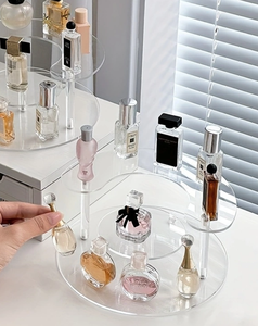 Rak Parfum Akrilik Kustom, Rak <span class=keywords><strong>Display</strong></span> Bertingkat, Kotak Penyimpanan, Stand <span class=keywords><strong>Display</strong></span> Meja Bertingkat untuk Toko Roti, Butik, Rumah, dan Toko Ritel - Product Image 4
