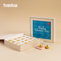 Boîte cadeau vide Tianhui personnalisée : boîte cadeau éco-responsable, boîte à chocolat en papier durable pour la Saint-Valentin verte
