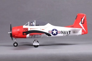 <span class=keywords><strong>Avion</strong></span> de combat RC Fms 800mm <span class=keywords><strong>T</strong></span>-<span class=keywords><strong>28</strong></span> Trojan V2 PNP rouge avec moteur brushless KV1700 et caractéristiques réduites - Product Image 4