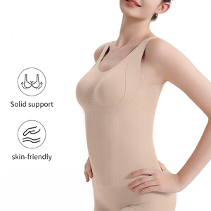 Top Canotta <span class=keywords><strong>con</strong></span> Supporto Lombare e <span class=keywords><strong>Reggiseno</strong></span> Incorporato, Imbottiture Rimovibili, Super Morbido ed Elastico, Scollo a V, Ideale per Allenamento e Stratificazione - Product Image 5
