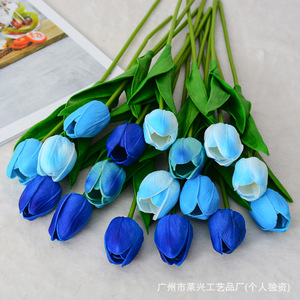Mini-tulipes artificielles Lai Xing Pu, haute simulation, pour décorations de mariage et de maison, vente en gros transfrontalière - Product Image 5
