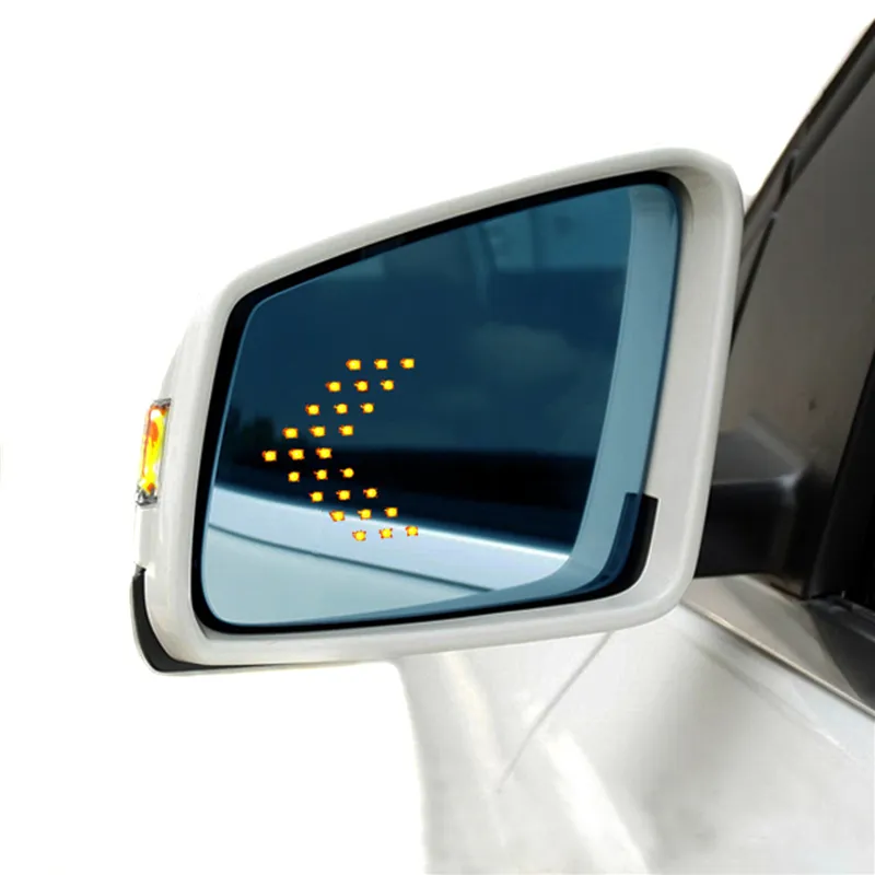 Широкоугольное тепловое светодиодное боковое зеркало заднего вида для mercedes W212 W204 W246