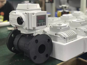 Venta de Liquidación COVNA B2B: Válvulas Accionadas Eléctricamente con Flotador Giratorio para Control Automatizado del Flujo de Agua y Fluidos, Válvula con Brida de UPVC - Product Image 6
