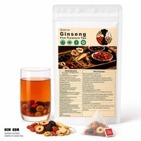 Thé aux cinq trésors de ginseng Minweng pour la vitalité masculine, maca, goji, mûre, jujube, thé en sachets pour stimuler l'énergie des reins, vente en gros