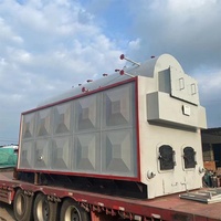 Chaudière à vapeur horizontale DZH 0,5T/h 1T/h 2T/h 4T/h, alimentée au charbon, à la biomasse ou aux copeaux de bois, pour l'industrie agroalimentaire