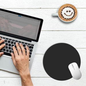 Custom Size Black Round <b>Mouse</b> Mat Rubber Base Smooth Mousepads Cute Circular Plain Blank Desk Mat Sublimation <b>Mouse</b> Pad Blanks - Product Image 3