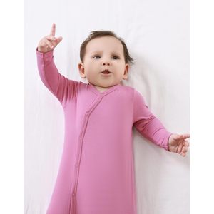 BambooBud - Camisón de Manga Larga para Bebé Recién Nacido, Ropa de Dormir Unisex para Bebé, Camisón de Punto Suave - Product Image 4