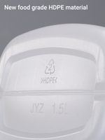 Bidon en plastique HDPE de qualité alimentaire avec bouchon à vis, baril vide, conteneur d'huile, bouteille d'emballage pour liquides – Offre Spéciale