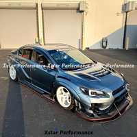 Capot de refroidissement en fibre de carbone style Vari Vrs Circuit pour Subaru Impreza 11 WRX STI Vab Vaf 2015-2021