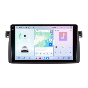 <span class=keywords><strong>Autoradio</strong></span> <span class=keywords><strong>2</strong></span> <span class=keywords><strong>Din</strong></span> avec écran tactile, 8 cœurs, 4G+WIFI, Android Carplay, navigation GPS, fonction caméra 360° pour <span class=keywords><strong>BMW</strong></span> <span class=keywords><strong>E46</strong></span> Série 3 1998-2006 - Product Image 1