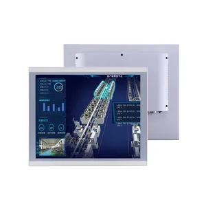 17 inch industrial ip65 high brightness panel pc with barcode scanner industriale desktop with intel i3 i5 i7 processor cpu