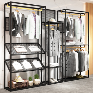 Mens indumento showroom display di visualizzazione vestiti cremagliera uomo vestito di visualizzazione cabinet - Product Image 2
